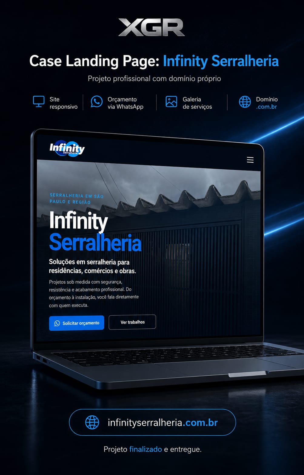 Prévia do projeto Infinity Serralheria