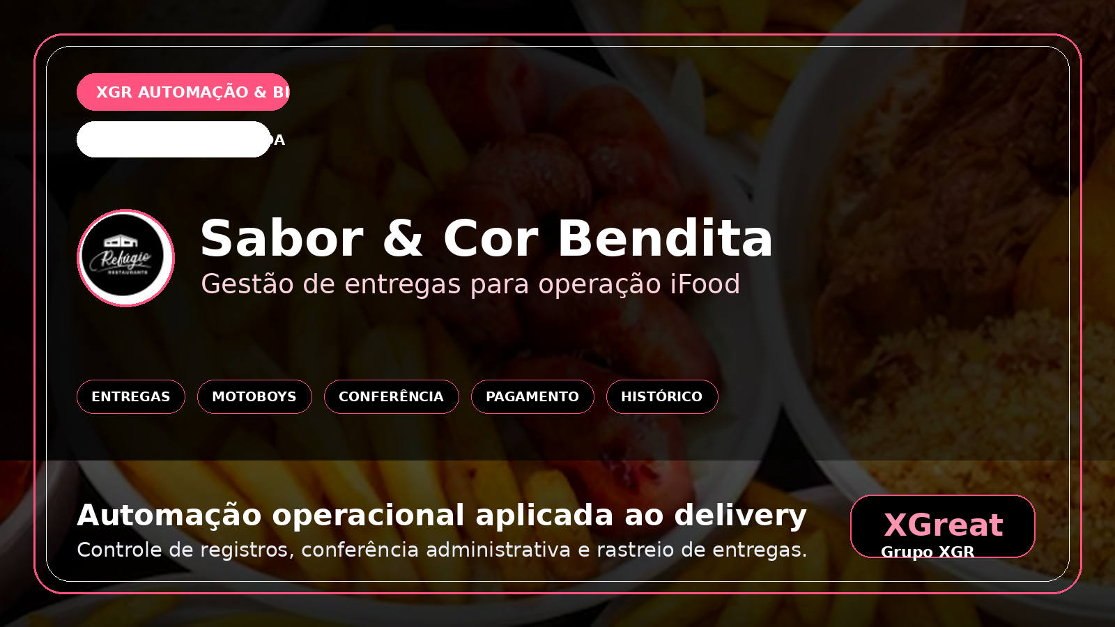 Banner do case Sabor e Cor Bendita